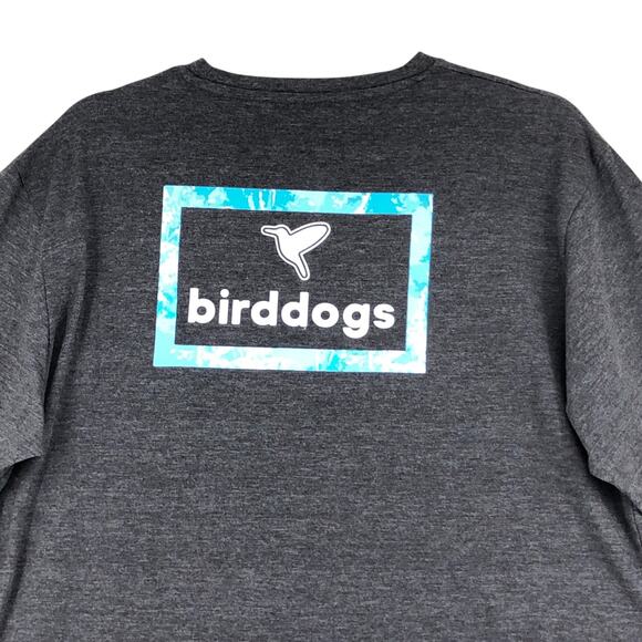 Birddogs Bird Dogs Mens Size XL T Shirt Spellout Logo Gray - Picture 9 of 16